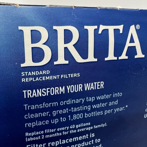 Lot of 6 Genuine Brita Std Pitcher Replacement Water Filters Model OB03 Sealed - Picture 7 of 10